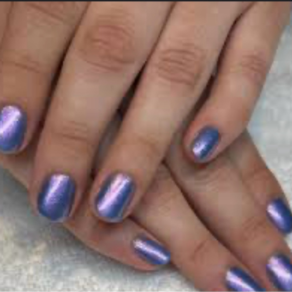 Dazzle Dry Purple Glitter Yin Yang Nail Lacquer - Picture 4 of 16